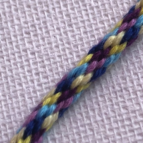 Moon mist Kumihimo friendship bracelet - Picture 2 of 3